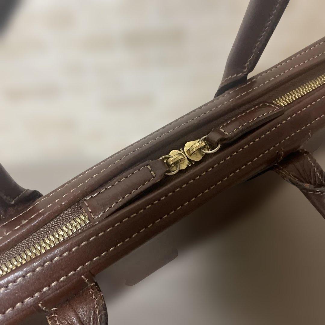 美品】土屋鞄 コンフィオCONFFIO オイルヌメ ビジネスバッグ ブラウン