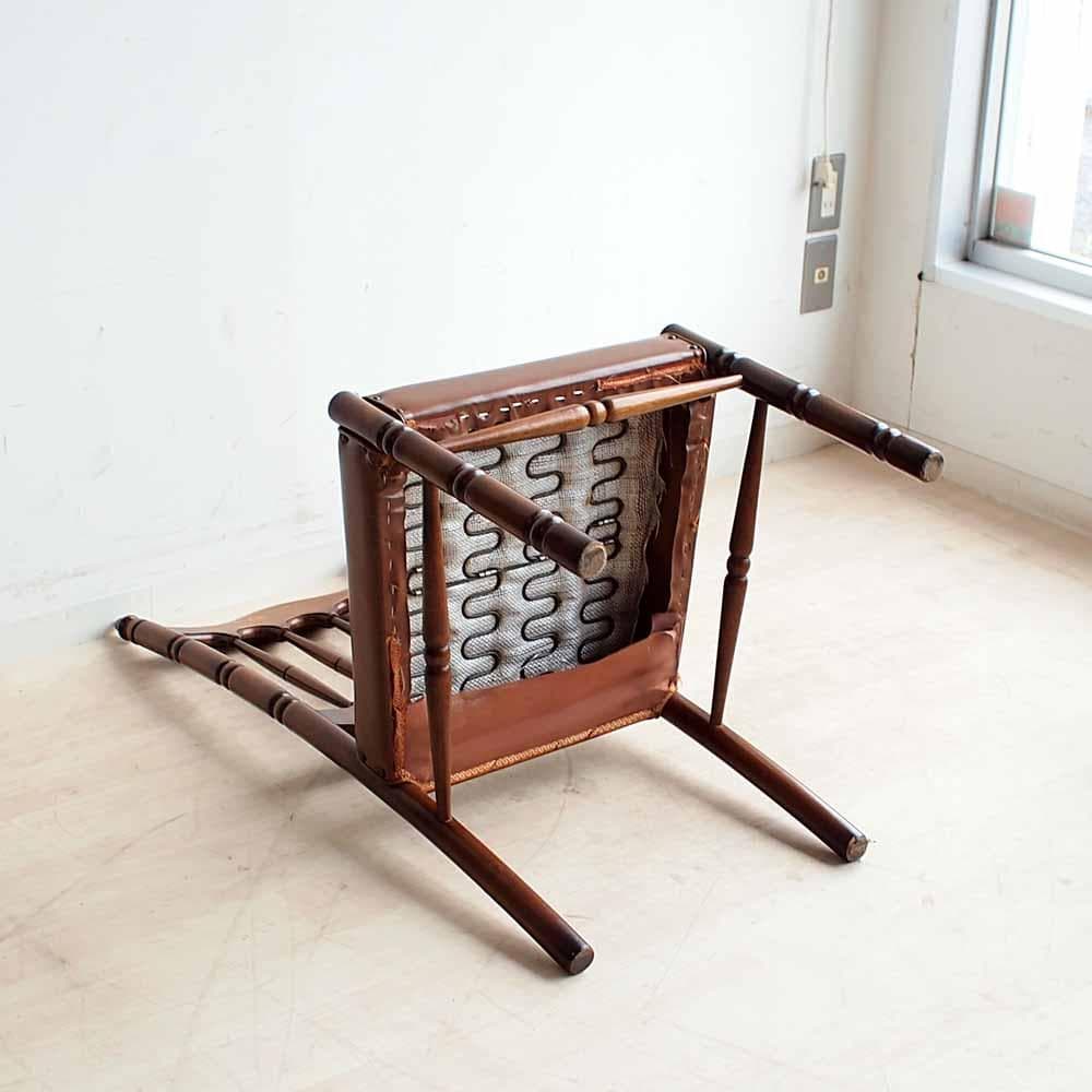 70's ナガノインテリア クラシカル ダイニングチェア A ZR24300 70's