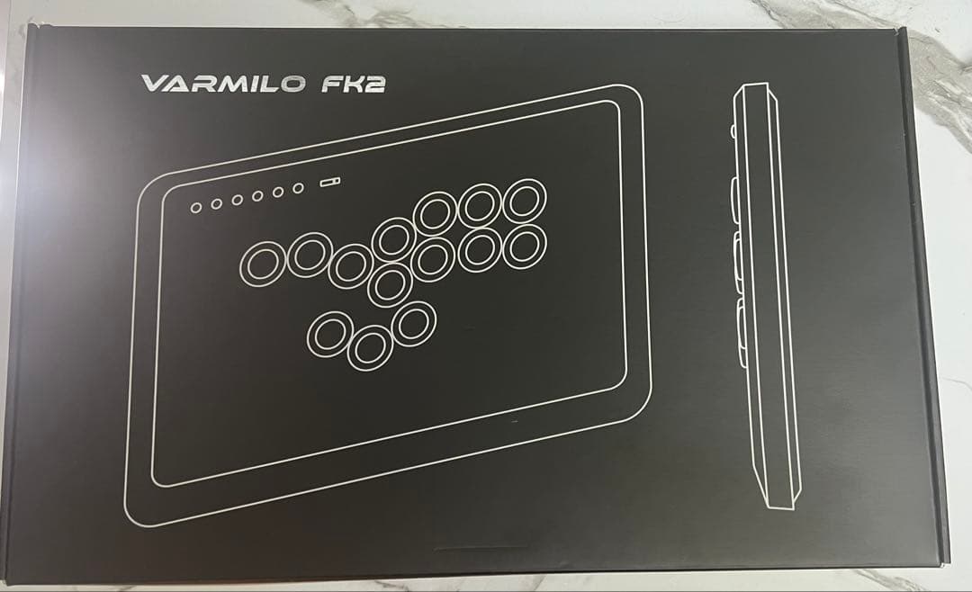 【美品】VARMILO FK2 Black　アミロ　不屈　レバーレス 箱付き ラピッドトリガー対応のレバーレスアケコン「VARMILO FK2(アミロ 不屈