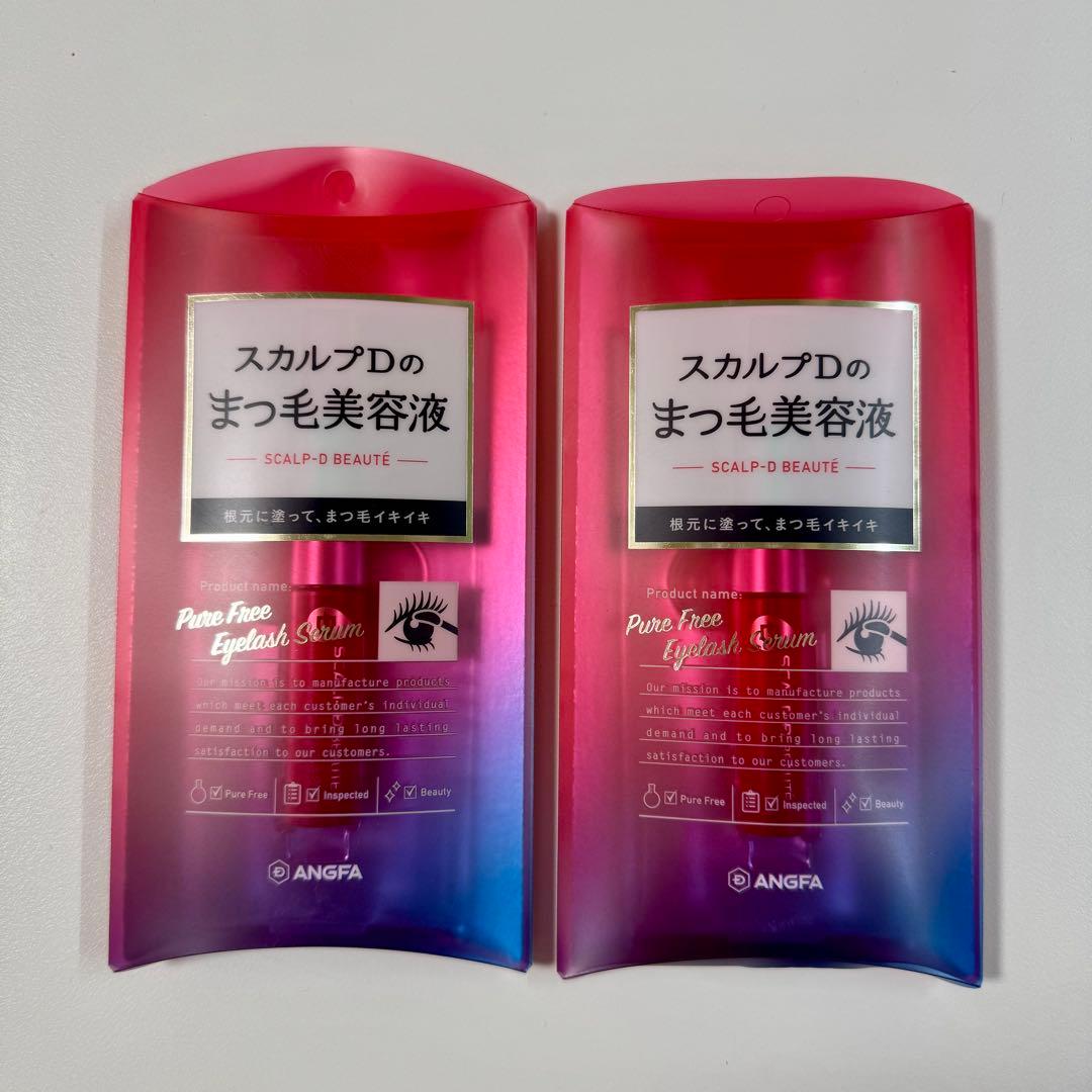 ANGFAアンファースカルプDまつ毛美容液6ml【新品】2本セット - メルカリ