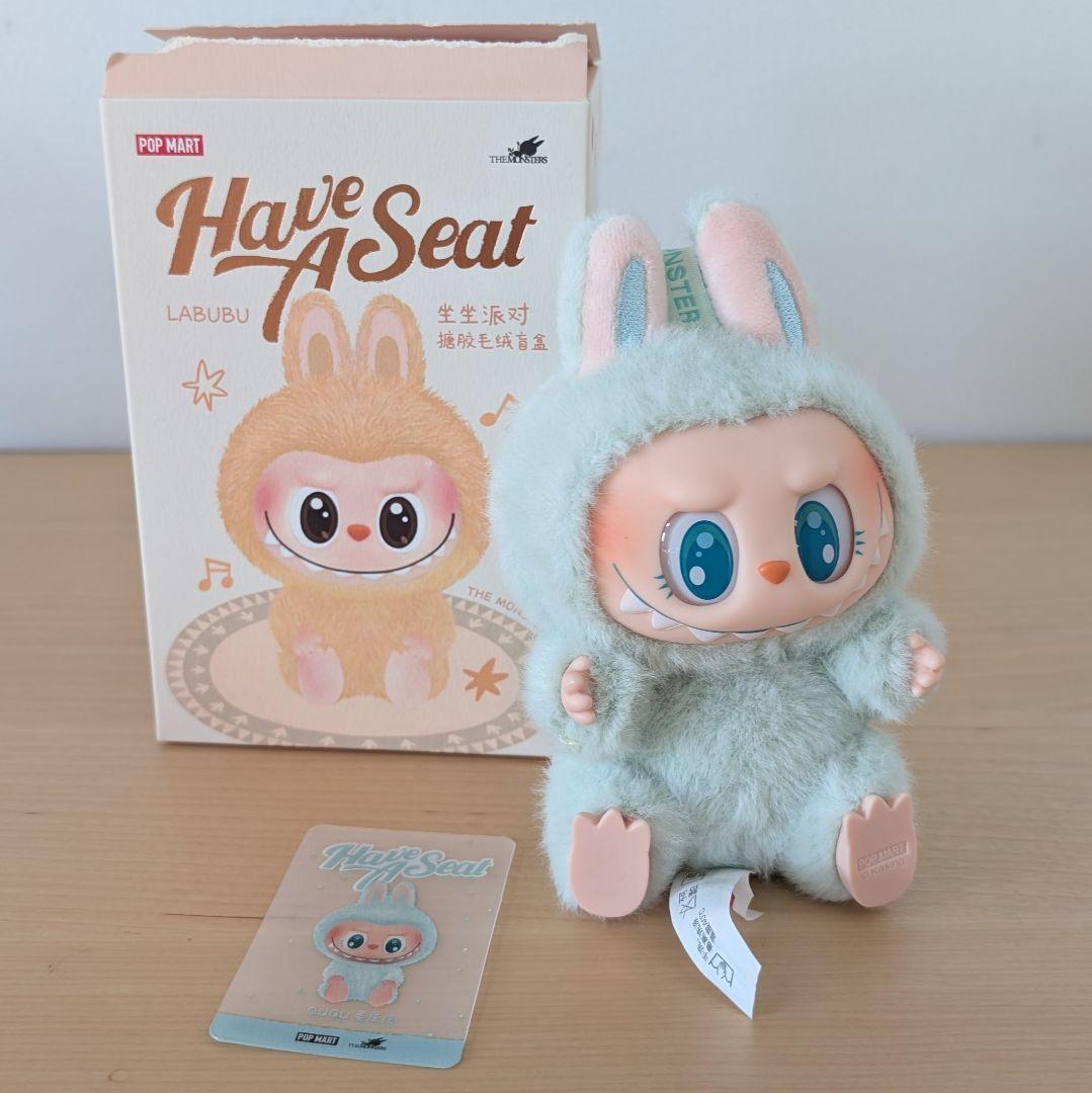LABUBU】ラブブ 正規品 開封後 Have A Seat 箱有 袋無し - メルカリ