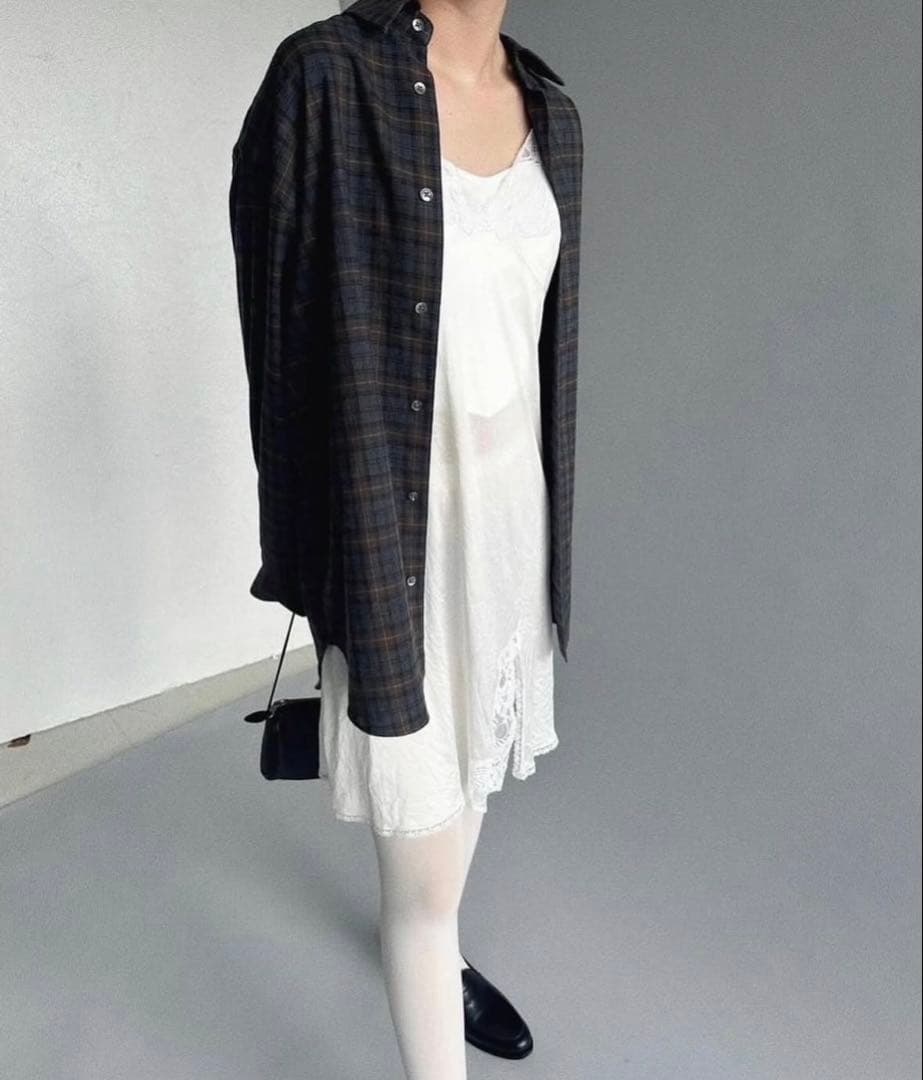 EDIT.FOR LULU コットン ネルチェックシャツ - メルカリ