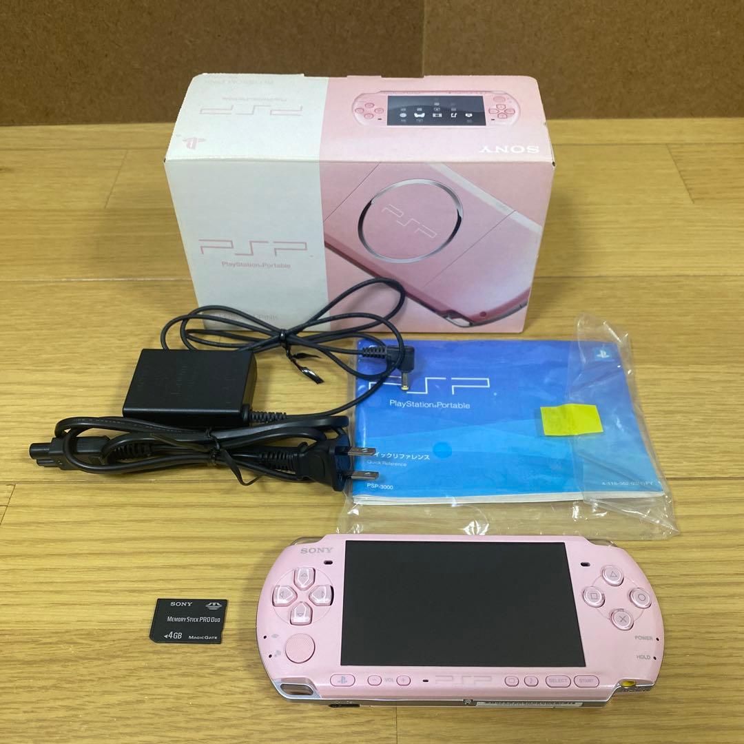 美品　SONY PlayStationPortable PSP-3000 ZP SONY（ソニー） PSP 3000 ブロッサム・ピンク PSP-3000ZP 本体のみ
