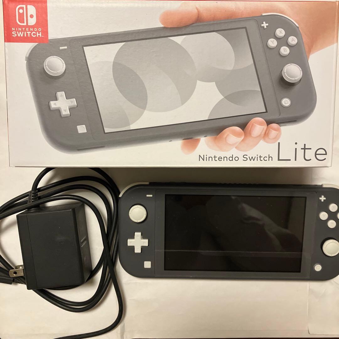 ジャンク】Nintendo Switch Lite グレー ACアダプター付き Nintendo Switch Lite グレー 本体 充電器付き - メルカリ