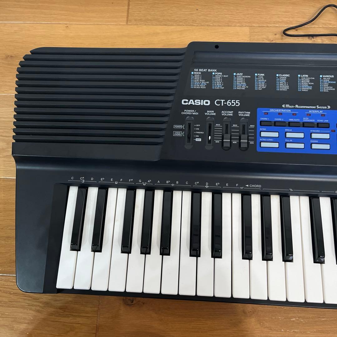電子ピアノ CASIO CT-655 - メルカリ