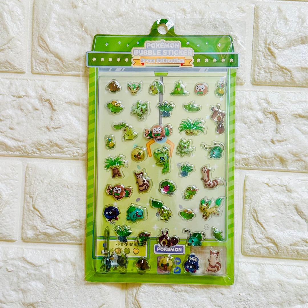 韓国限定 ポケモン ボンボンドロップ 正規品 バブルシール 8セット