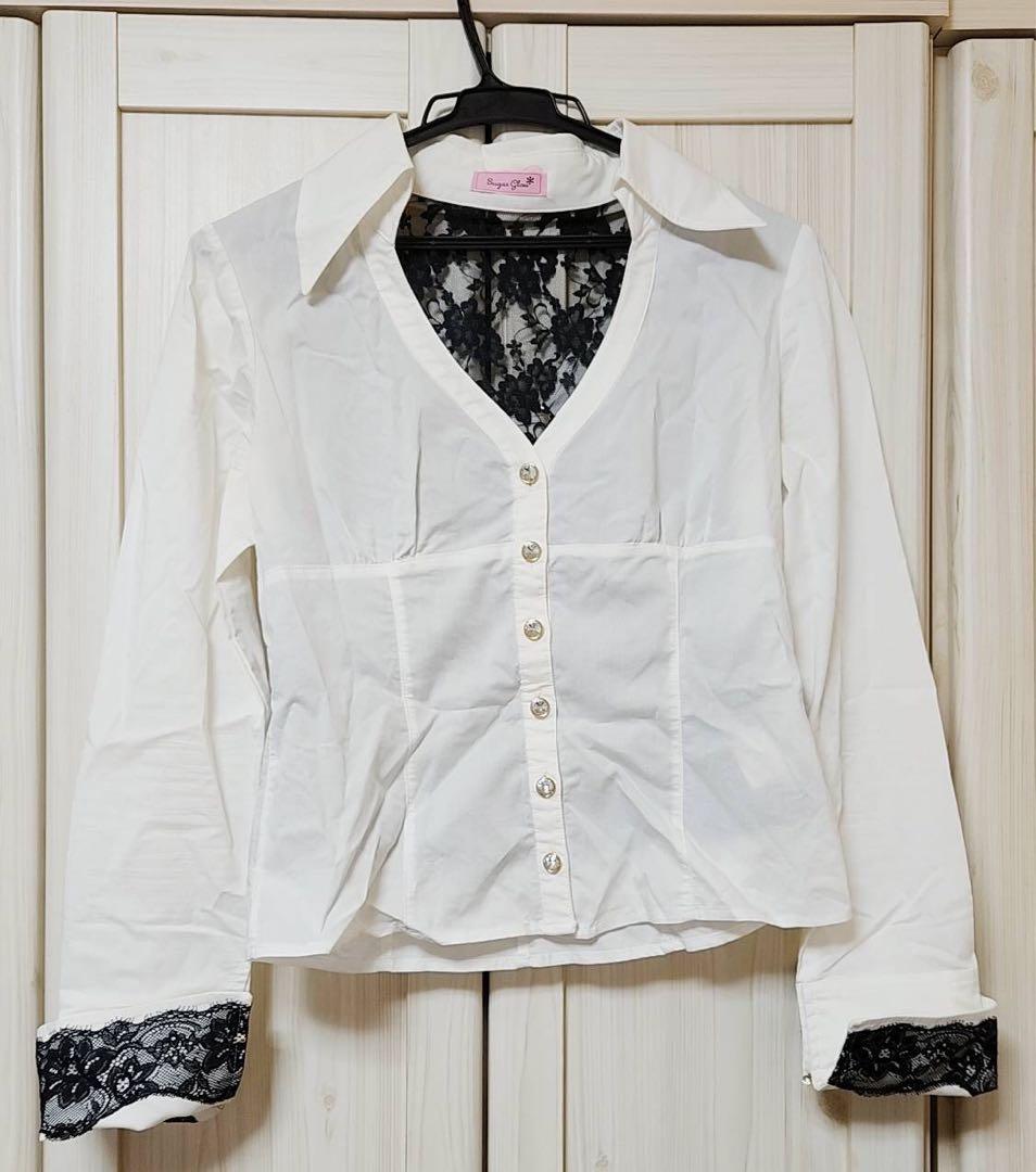 即日発送】希少品 SugarGloss MA＊RS バックレースブラウス - メルカリ