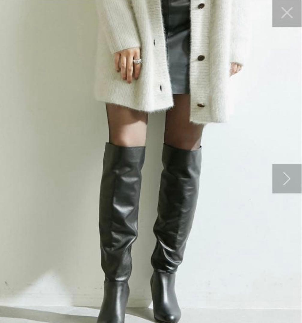 美品】GALLARDA GALANTE 2.718ロングブーツ black37