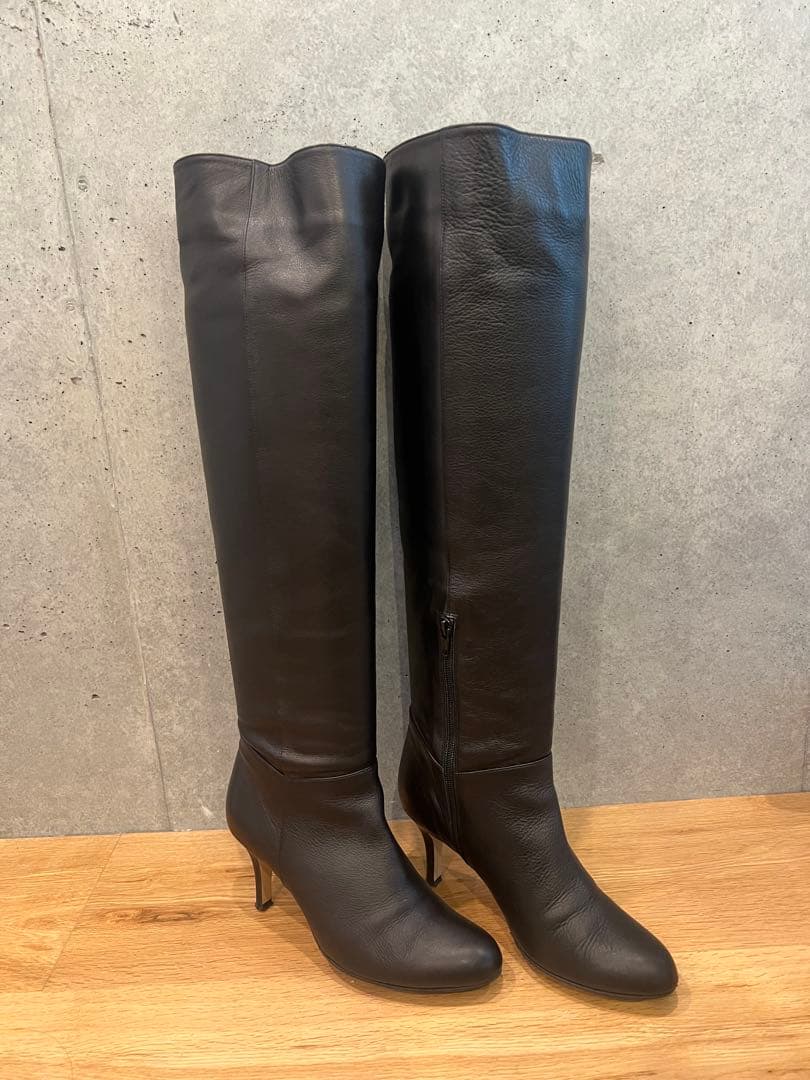 美品】GALLARDA GALANTE 2.718ロングブーツ black37