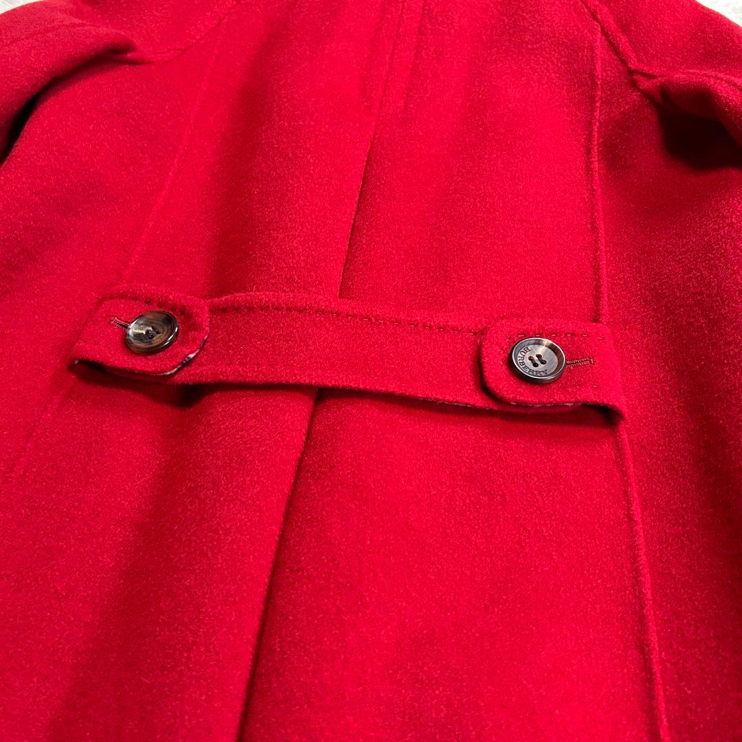 バーバリーロンドン カシミヤ ダブルフェイス ロングコート ノバ