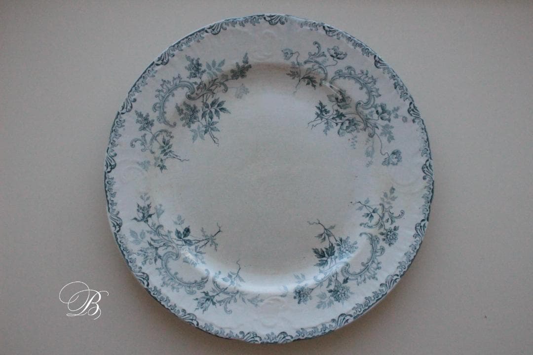 【B】フランスアンティーク・ショワジールロワVILLARDプレート フランスアンティーク・ショワジールロワVILLARDプレート