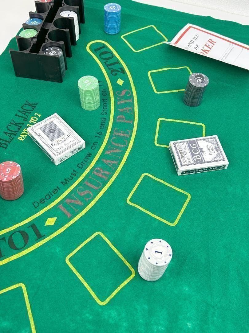ポーカーセット ブラックジャック 初心者から上級者までカジノ気分を