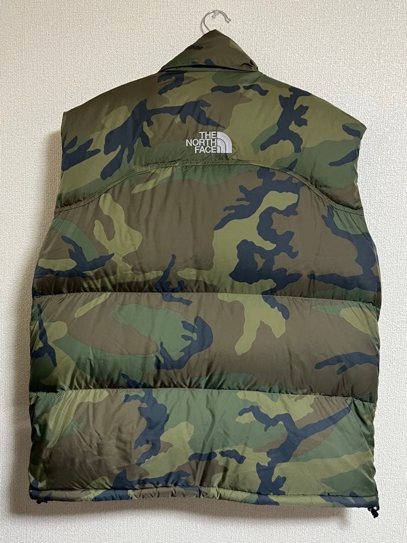 THE NORTH FACE カモフラージュ ダウンベスト XL