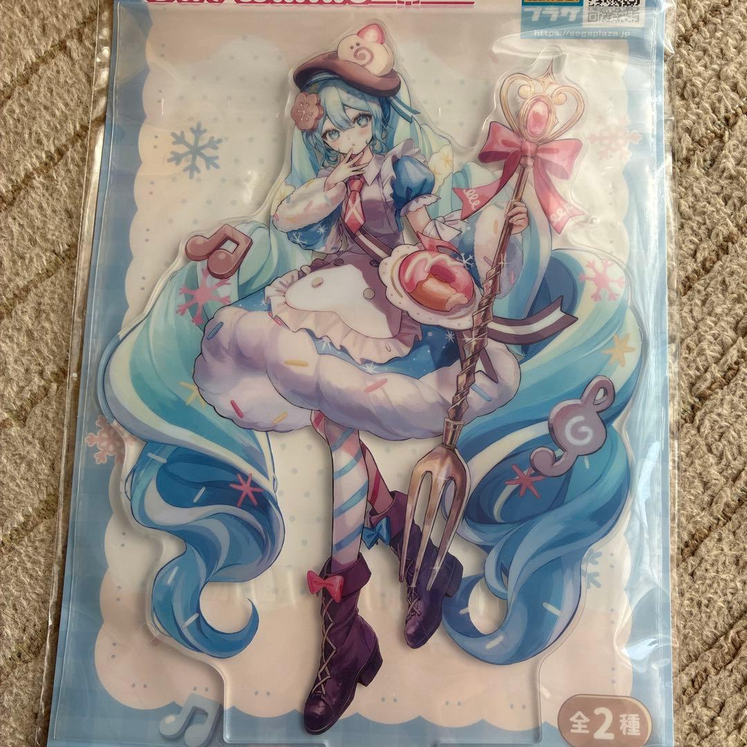 SNOW MIKU 雪ミク 2026 ビッグアクリルスタンド プラチナムザッカ