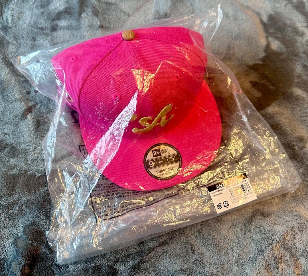 浜崎あゆみ NEW ERA 9FIFTY キャップ〈ピンク〉 27周年記念 TA