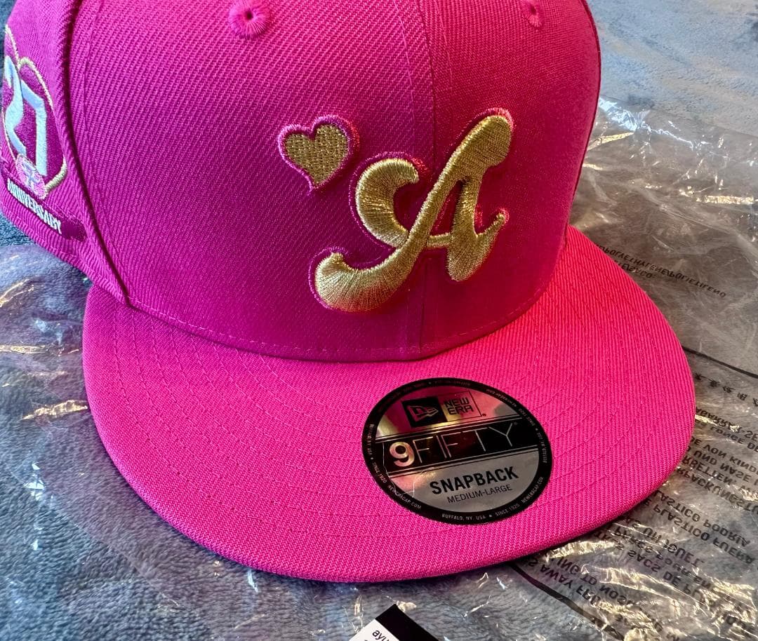 浜崎あゆみ NEW ERA 9FIFTY キャップ〈ピンク〉 27周年記念 TA