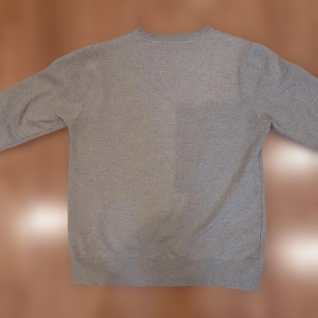 old STUSSY】折れクラウン染み込みプリントスェット 霜降りグレー