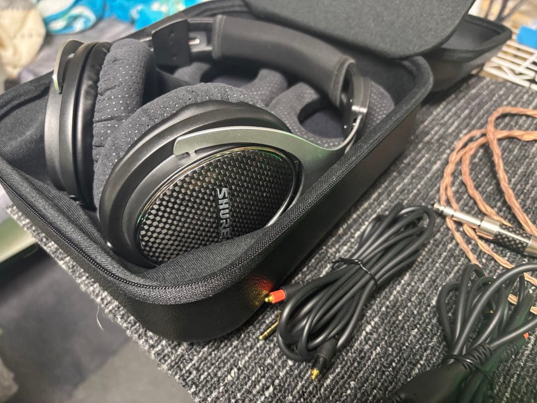 SHURE SRH1540-BK-A リケーブル付き - メルカリ