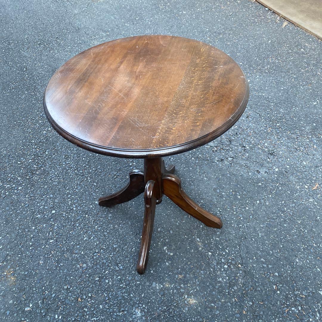 森のサーカス　丸テーブル　高さ68cm カフェ風 テーブル 円形木製 サイドテーブル 円形テーブル ラウンドテーブル ミニテーブル ちゃぶ台