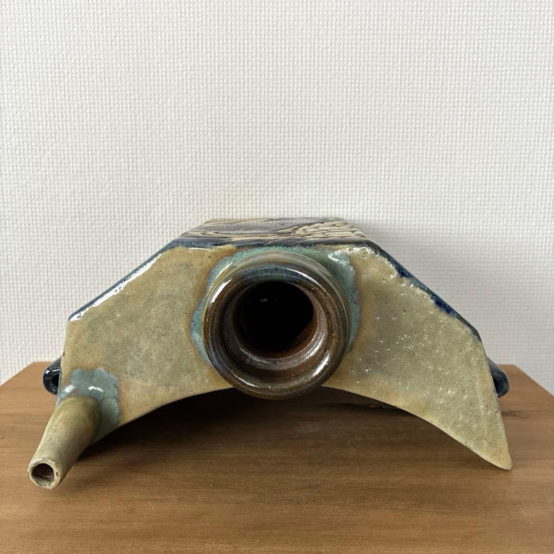 欠けあり】新品未使用 壺屋焼 金城須美子(金城次郎の長女) 抱瓶 - メルカリ