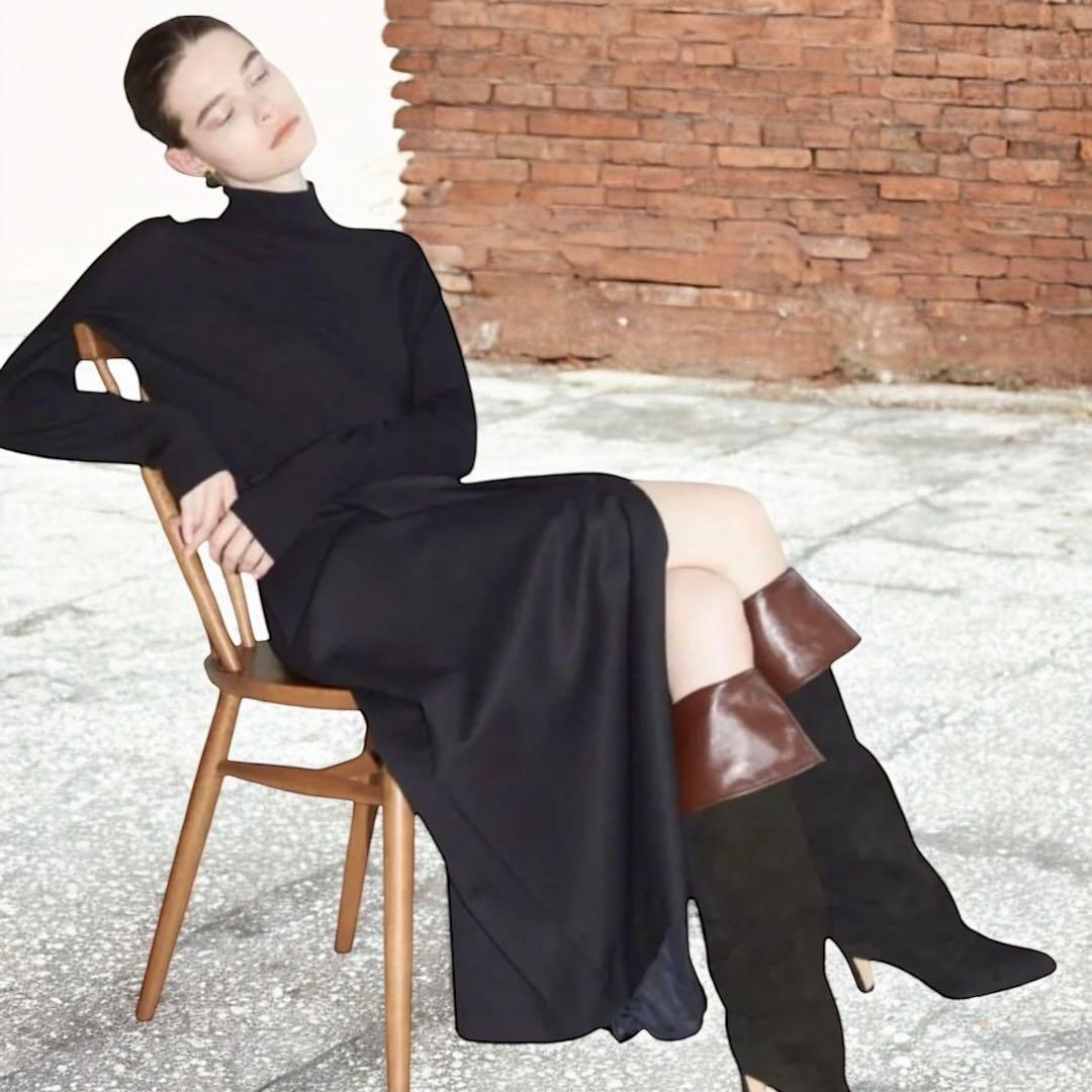 極美品】NEBULONI E ニーハイ ロングブーツ ブラック 2way