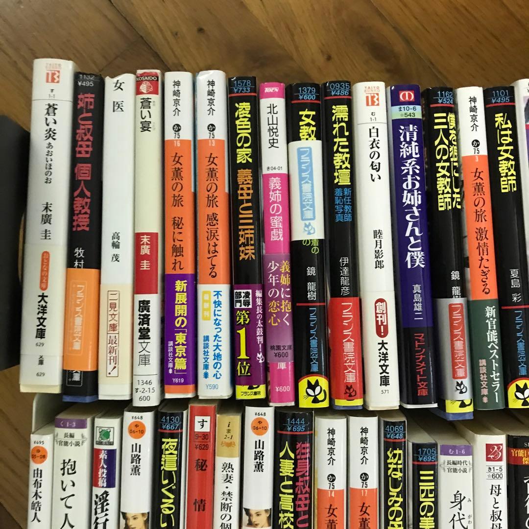 官能小説まとめ売り⑧ 66冊　フランス書院その他あり