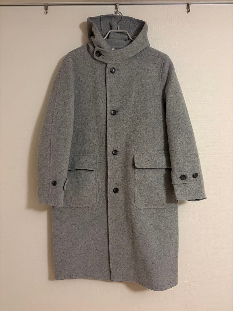 MUJI LABO カシミア混 ダッフルコート ライトグレー L - メルカリ