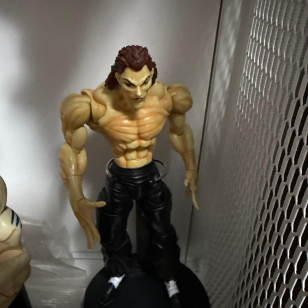 グラップラー刃牙フィギュア5体刃牙，勇次郎、独歩黒，独歩白，花山