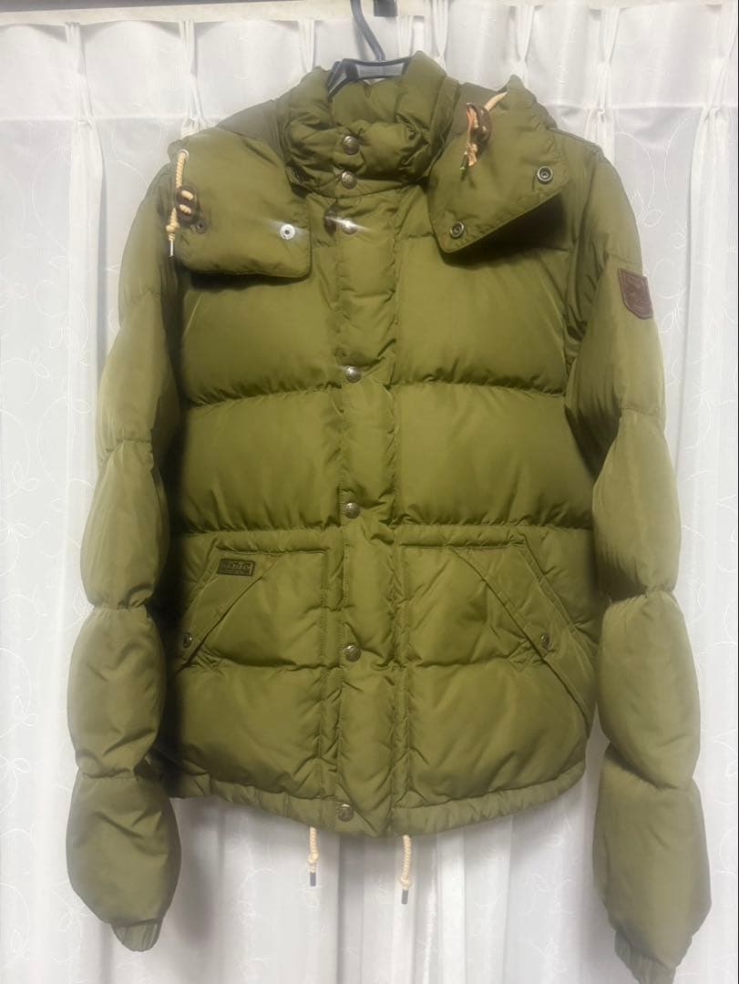 90 Polo by Ralph Lauren ダウン 90s Polo by Ralph Lauren Leather Switching Down Jacket | VOSTOK