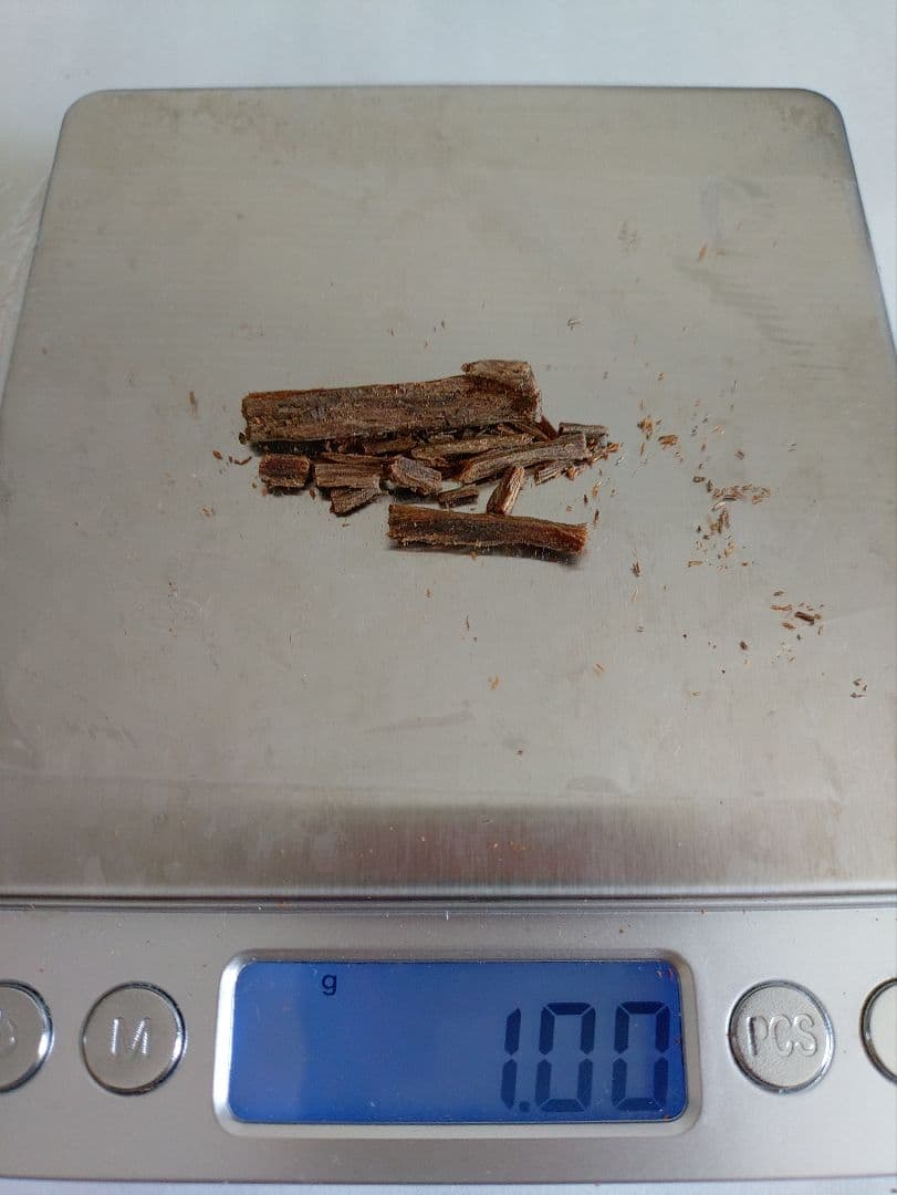 古渡命銘木　伽羅　1.00g 1点物 沈香　香木　お香 [一 伽羅]