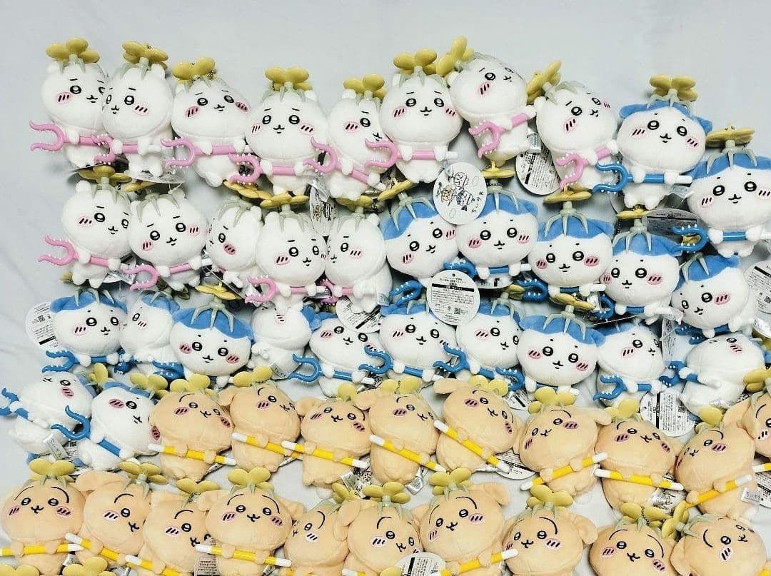 ちいかわ 討伐マスコット　全種　まとめ　ハチワレ　うさぎ　コンプ　セット　50個 🛸 ちいかわ討伐マスコット⚔️ ハチワレ、ちいかわに続いて、 残るは