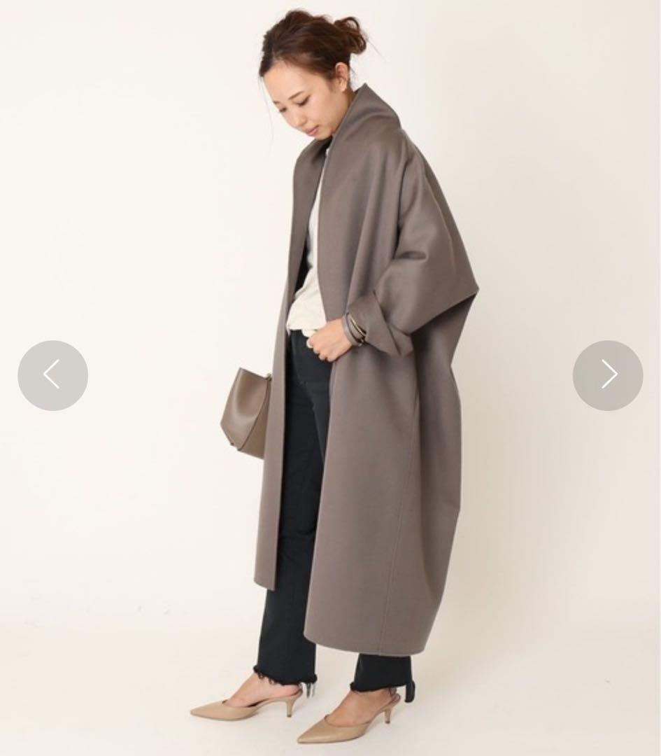 値下げ！Deuxieme Classe ALMA ROSA ショールカラーコート - メルカリ