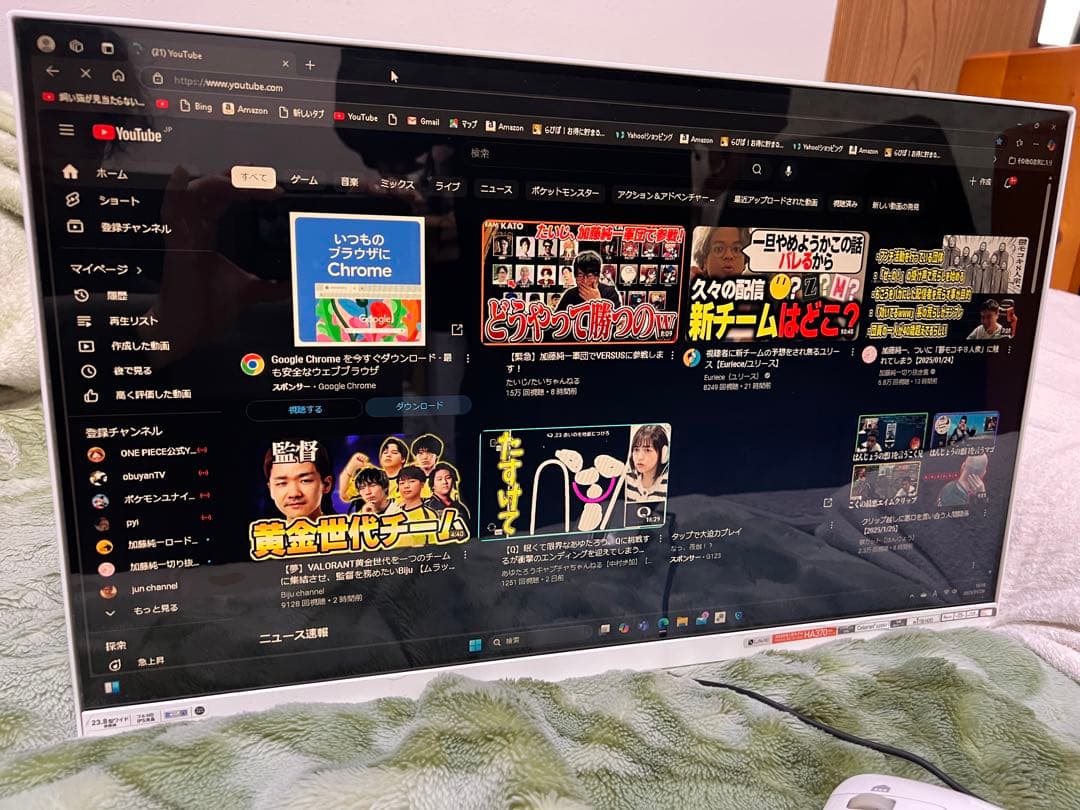 【良品/第10世代LAVIE 23.8型 LaVie 2015年一体型パソコン NEC Desk All-in-one 23.8型フルHD