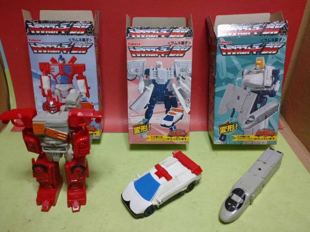 激レア20年物!食玩コンプリート カバヤ トランスフォーマーDX01～03