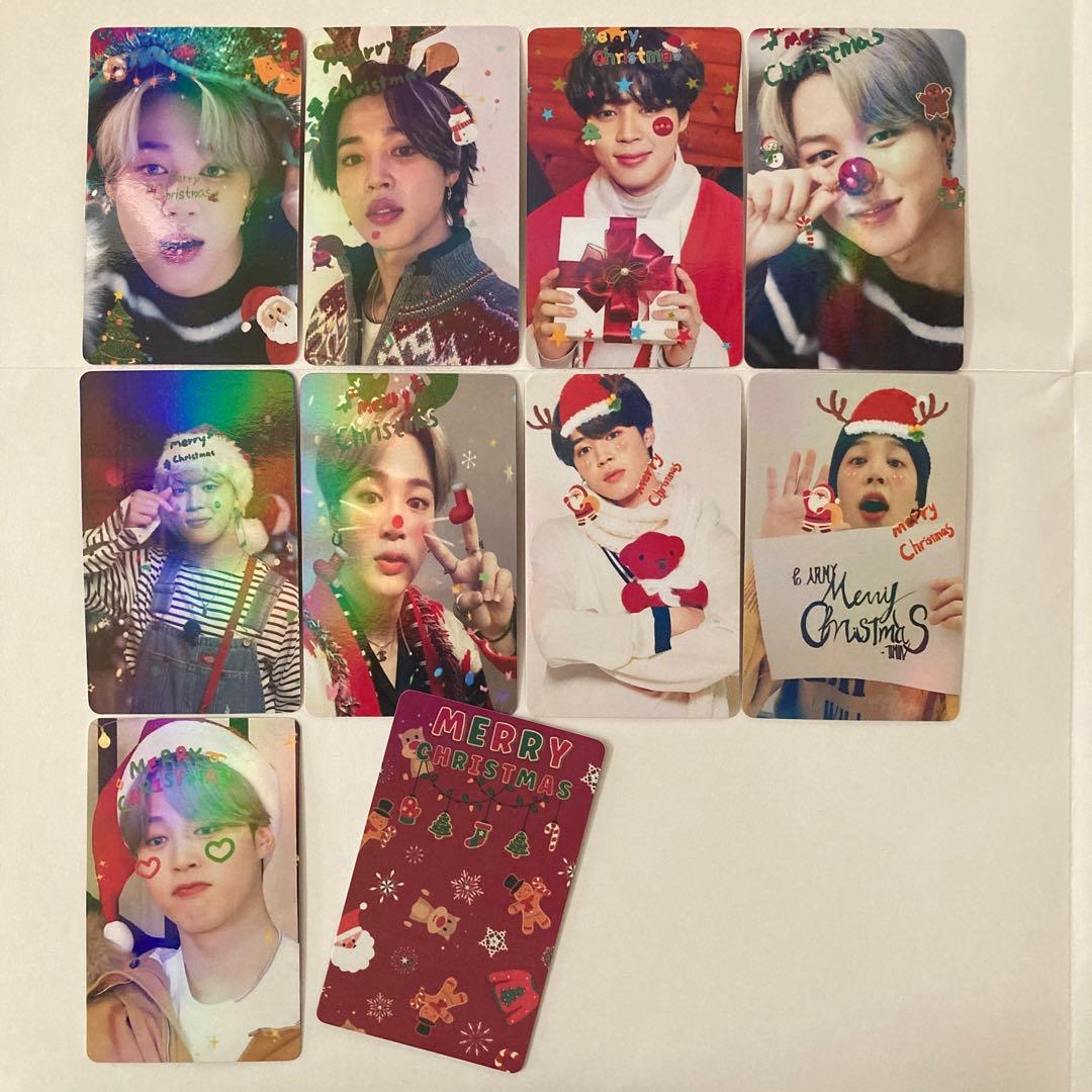 BTS Jimin ジミン クリスマスフォトカードセット - メルカリ
