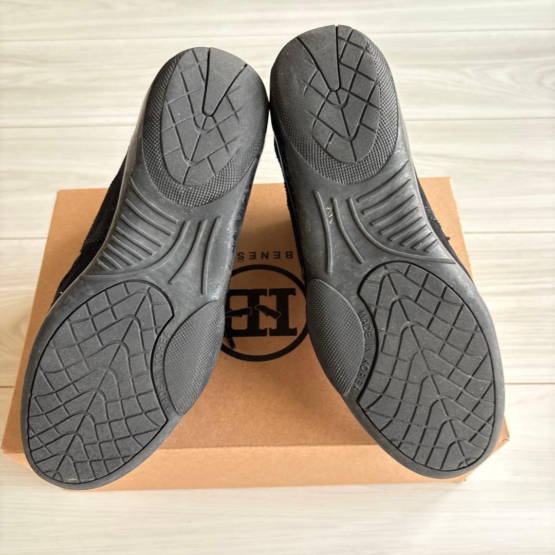 BENESU ベネシュ スエードブーツ 黒 23cm - メルカリ