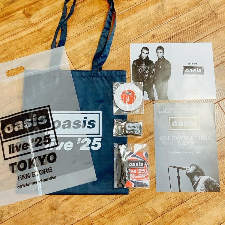 OASIS オアシス 来日公演 VIP特典グッズ＆限定ショッパー&パンフレット