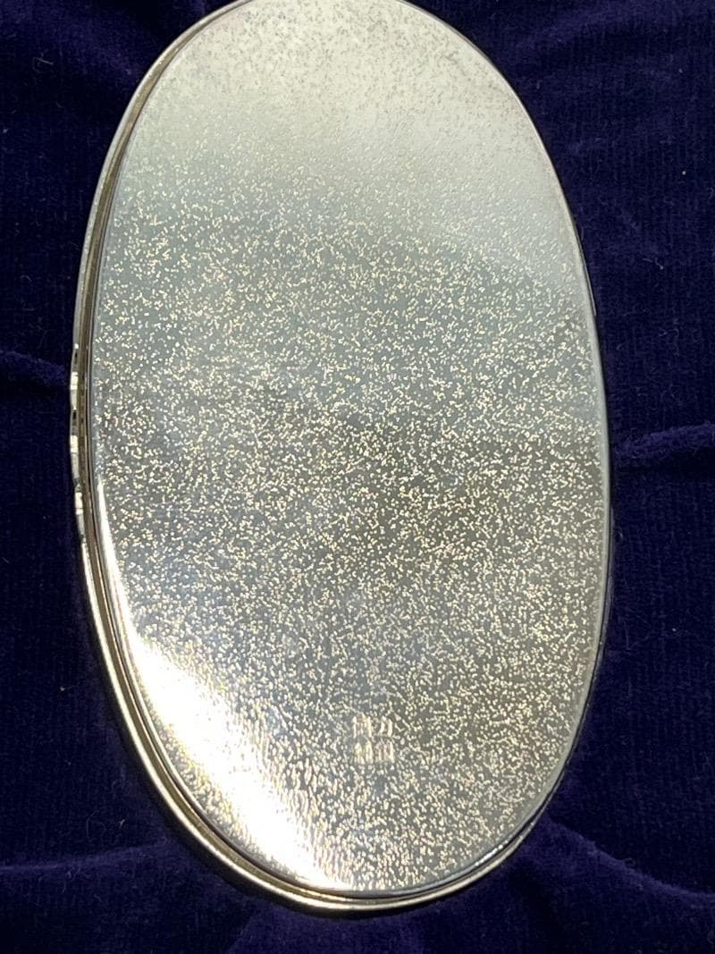 純銀 小判型 楊枝入 小物入れ 徳力本店謹製 62.1g