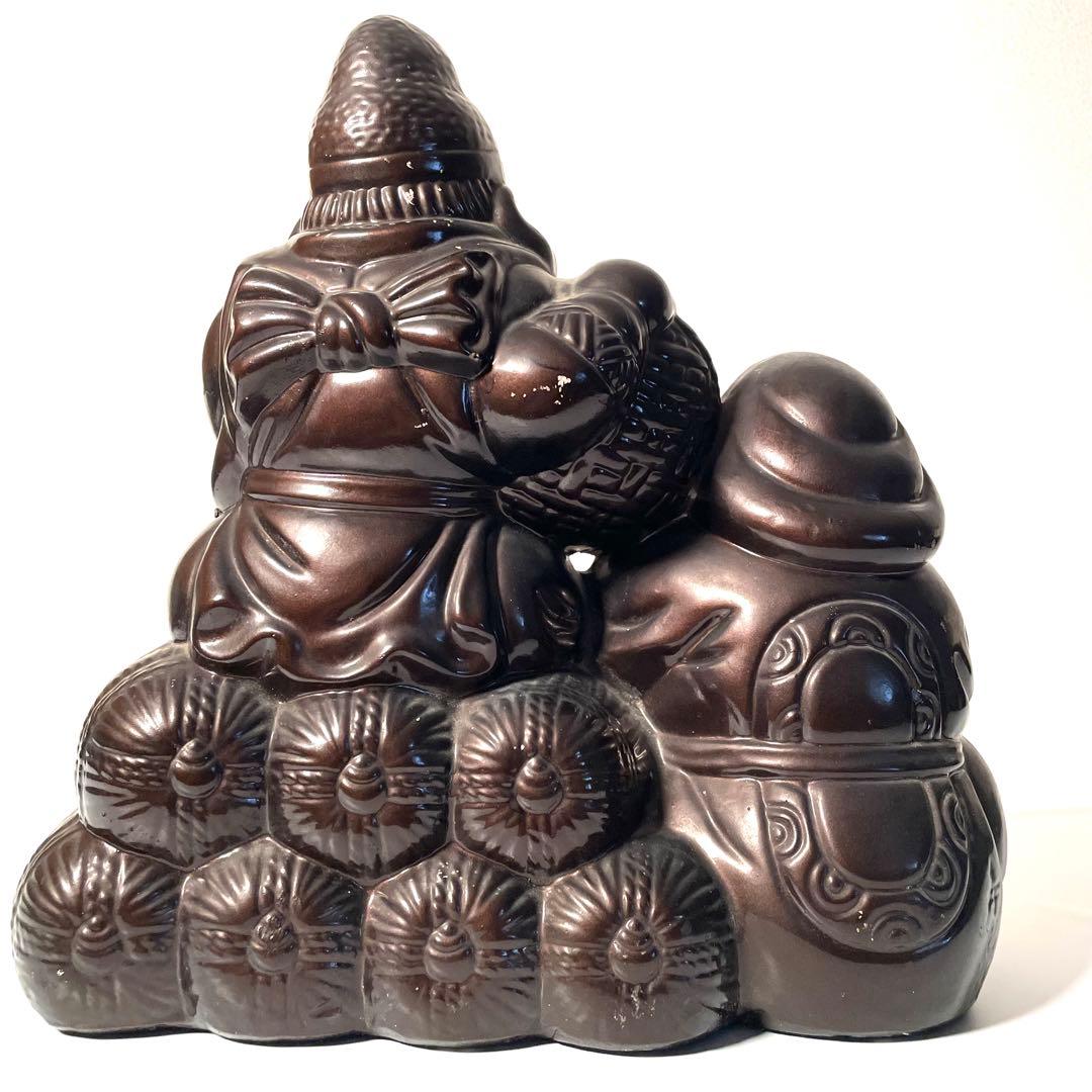 縁起置物 寿光作 七福神 恵比寿様 大黒天 陶器製 高さ31 幅29cm - メルカリ