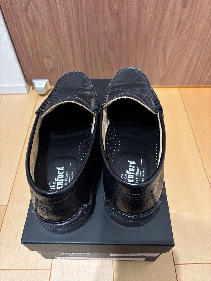 Kenford ペイズリー総柄ローファー　26.5cm