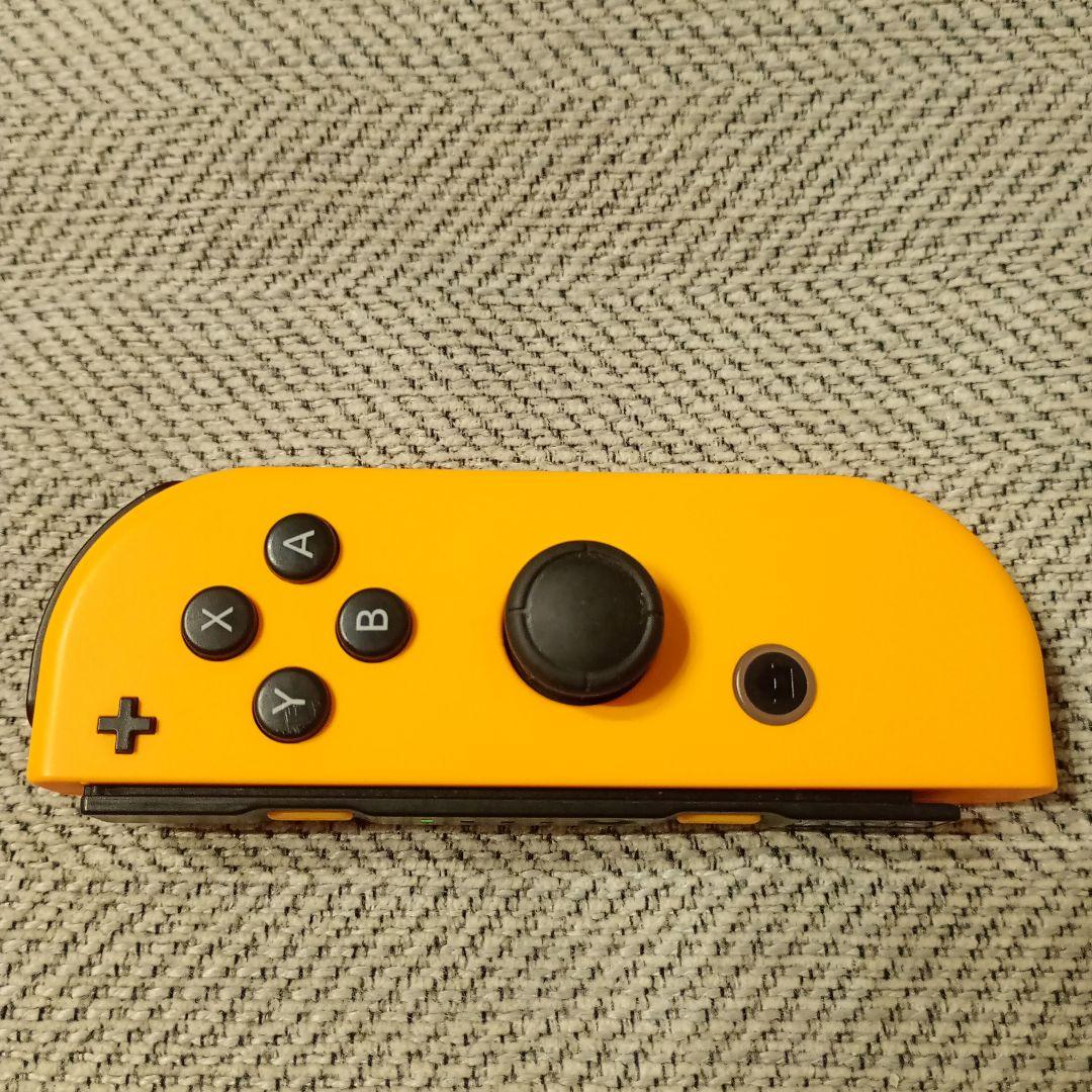 美品純正完動品】Nintendo SwitchJoy-Conグリーンオレンジ① - メルカリ
