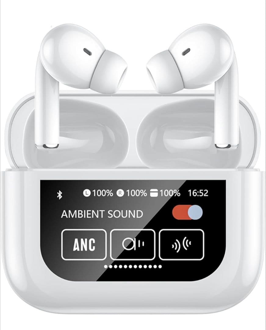 ANC/ENC ワイヤレスイヤホン ワイヤレス充電ケース付き 新発売 ワイヤレスイヤホン ANC ノイキャン bluetooth5.4 iPhone