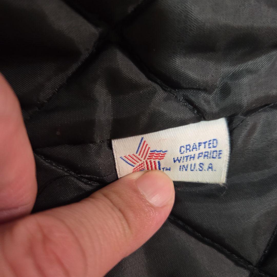 【美品 XL相当】 Schott U.S.740N Pコート キルティング 赤