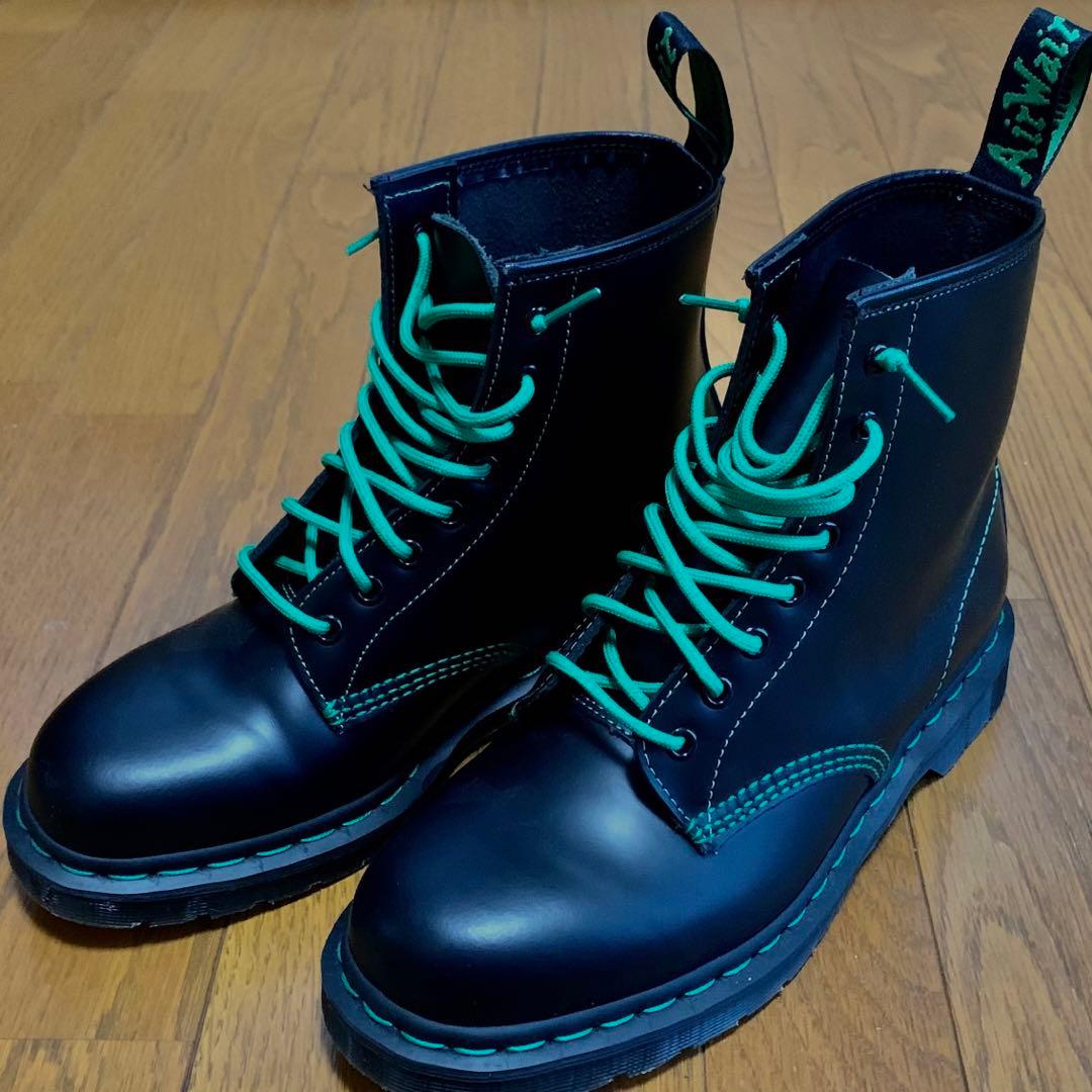 Dr.Martens 1460 8ホール グリーンステッチ UK8 - メルカリ