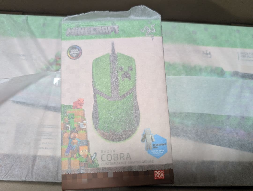 Minecraft マウス　キーボード ゲーミングキーボード BlackWidow V4 X(グリーン軸・英語配列