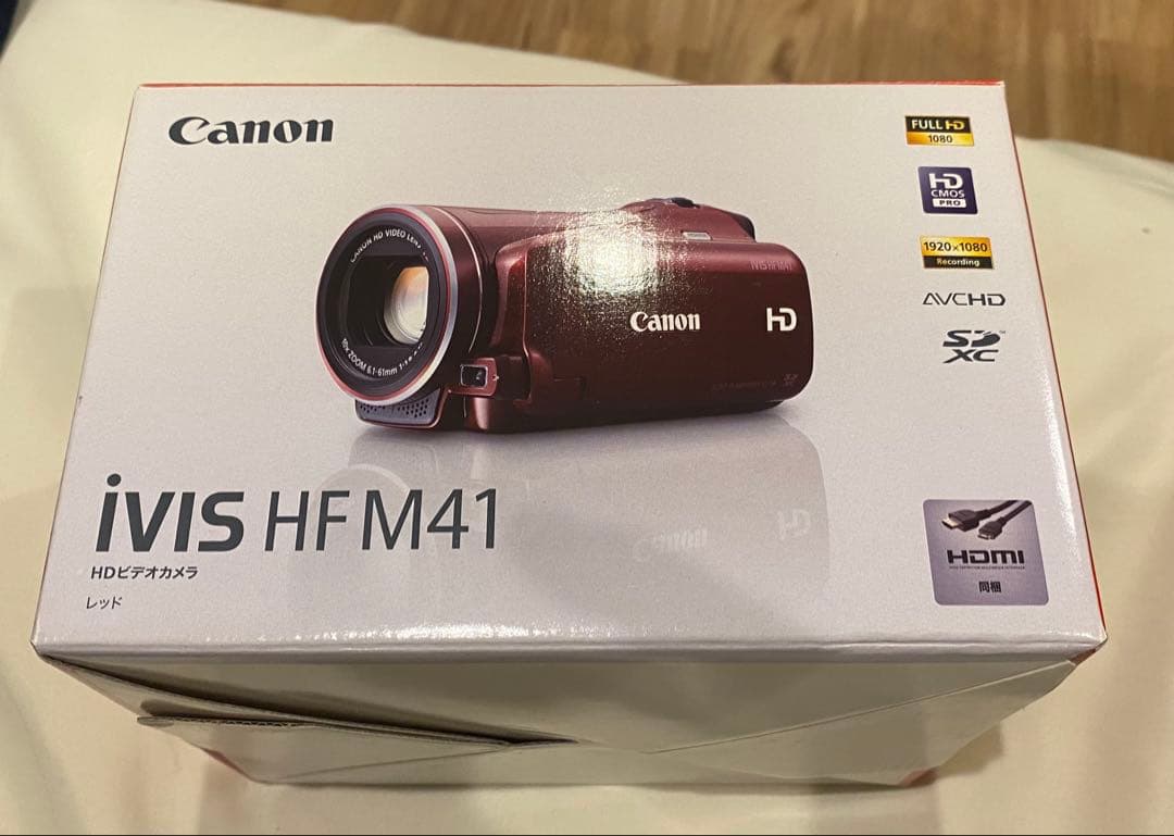 Canon iVIS HF M41 レッドの通販｜beswd.com