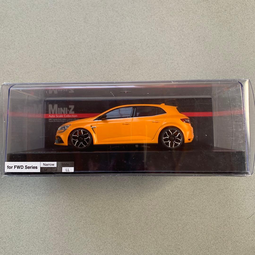 京商ミニッツ　ルノー　メガーヌ　R.S. 京商 ミニッツ ルノー メガーヌ RS ( Kyosho RENAULT MEGANE RS Yellow
