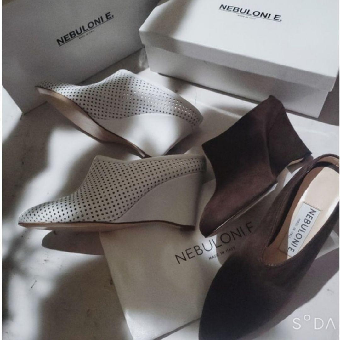 ネブローニ　ミュール　定価74800円　　ブーツ　　　　マディソンブルー ネブローニ ミュール 定価74800円 ブーツ マディソンブルー - メルカリ