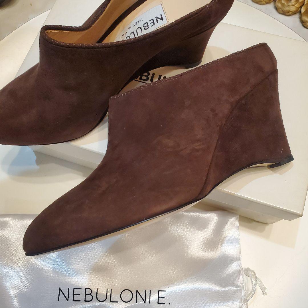 ネブローニ ミュール 定価74800円 ブーツ マディソンブルー - メルカリ