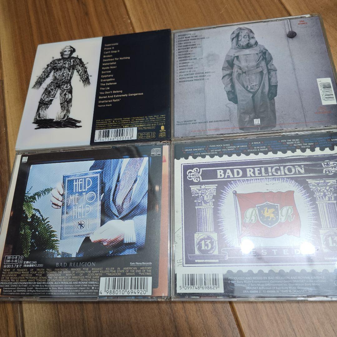BAD RELIGION バッド・レリジョン CD4枚セット - メルカリ